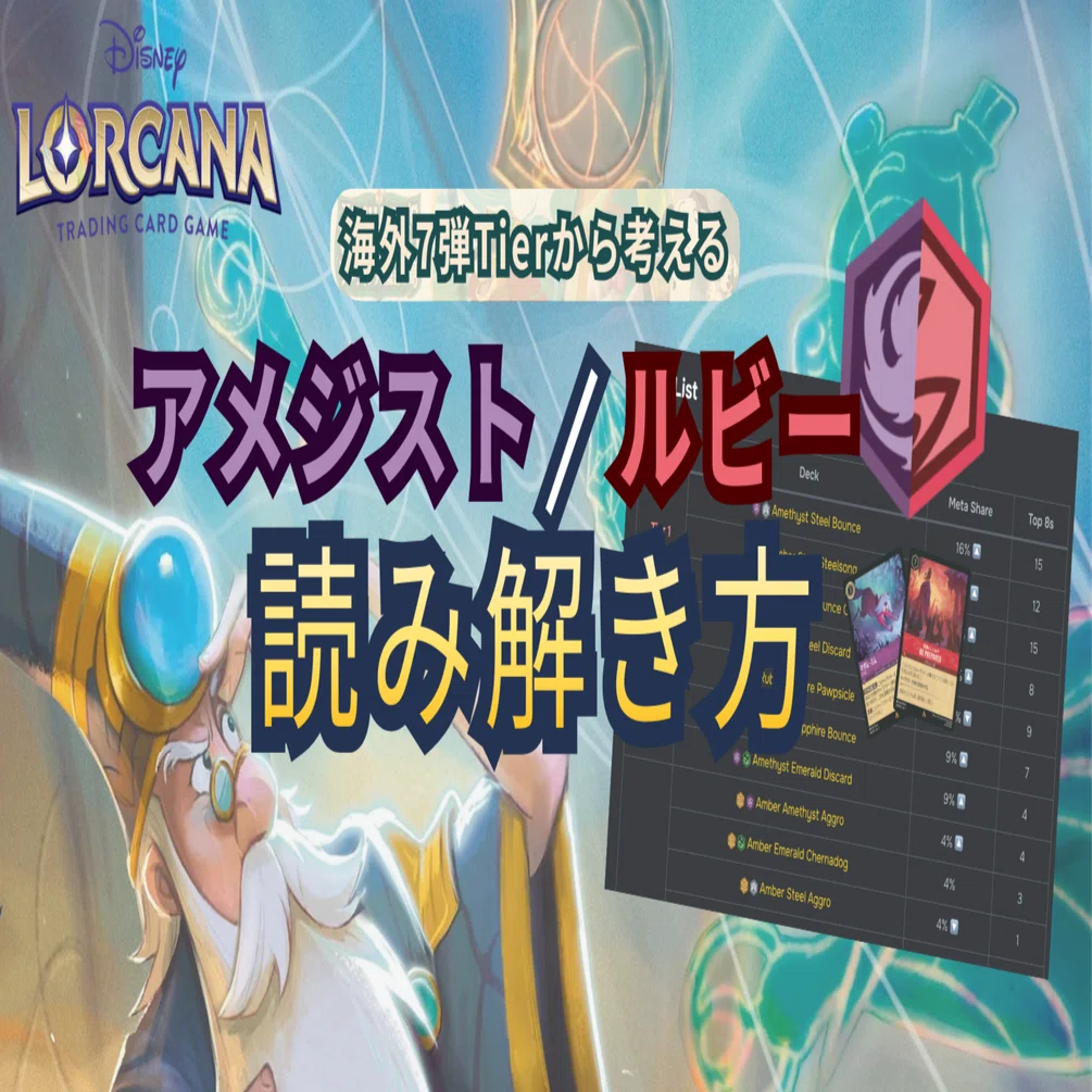 Tier1】ロルカナ ルビーアメジスト 優勝デッキ【1弾から勝つ】⑦
