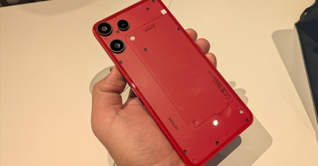 Nothing Phone (3a) Lite レッド Nothing Phone 3a lite has a Japan limited Red color. : r/NOTHING