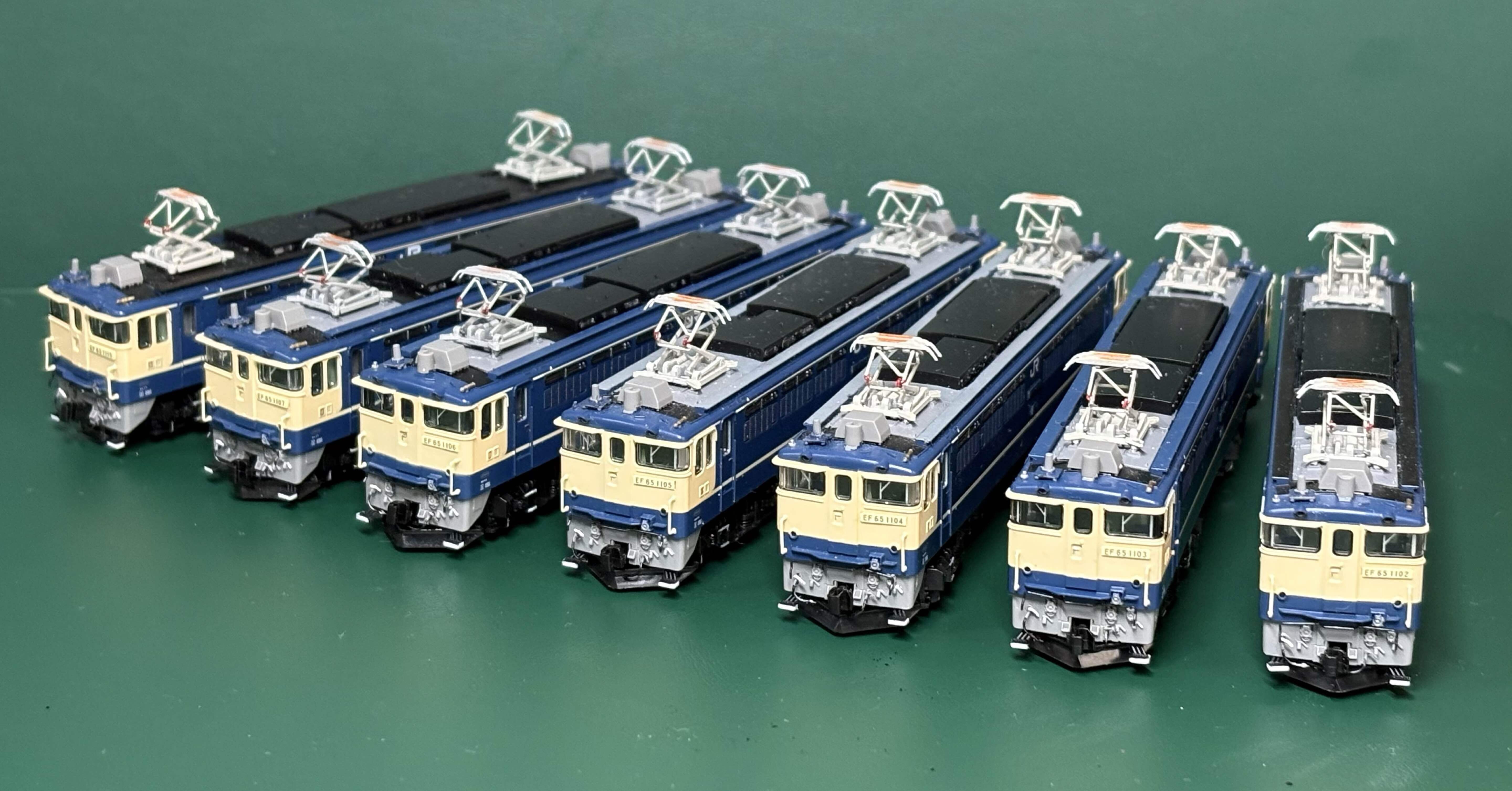 模型雑記#2 田端運転所 EF65 1000(7次型)｜やま