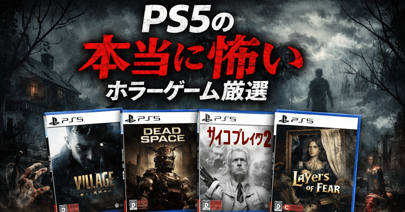 厳選】PS5のおすすめホラーゲーム｜本気で怖い名作だけを集めました