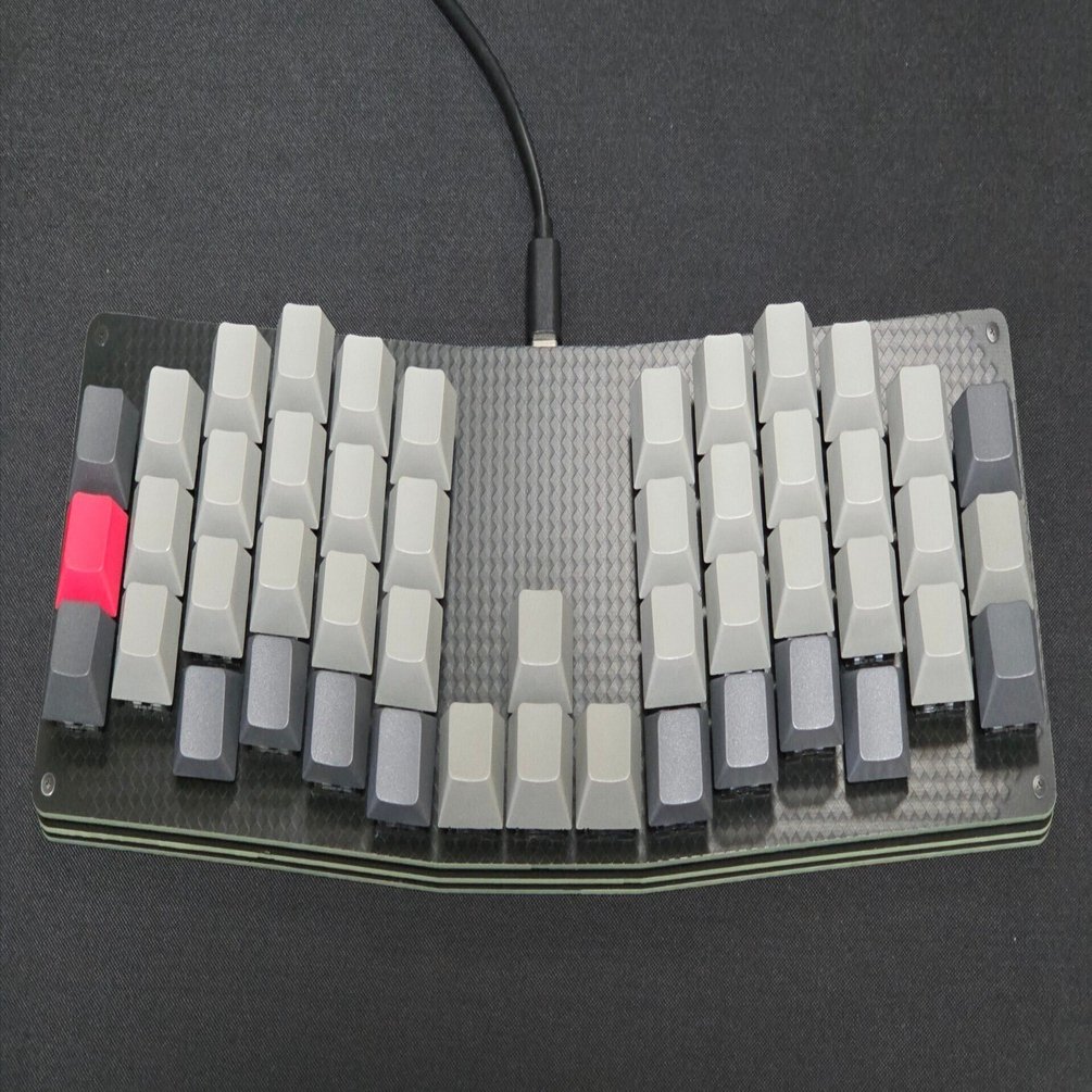 自作キーボード「ShortBow v2.0」の紹介と沼の終わり｜りゅうせいのたき