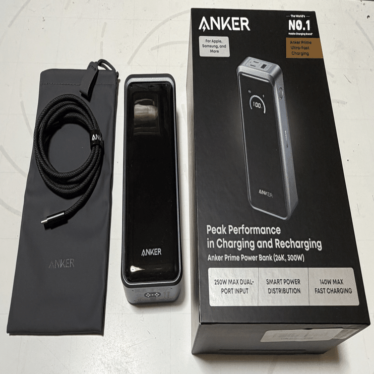 Amazon初売りで24%オフ！Anker Prime Power Bank (26,250mAh, 300W)を