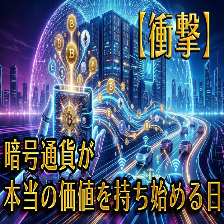 衝撃】暗号通貨が本当の価値を持ち始める日：AIが財布を持つ未来』｜ThreePs