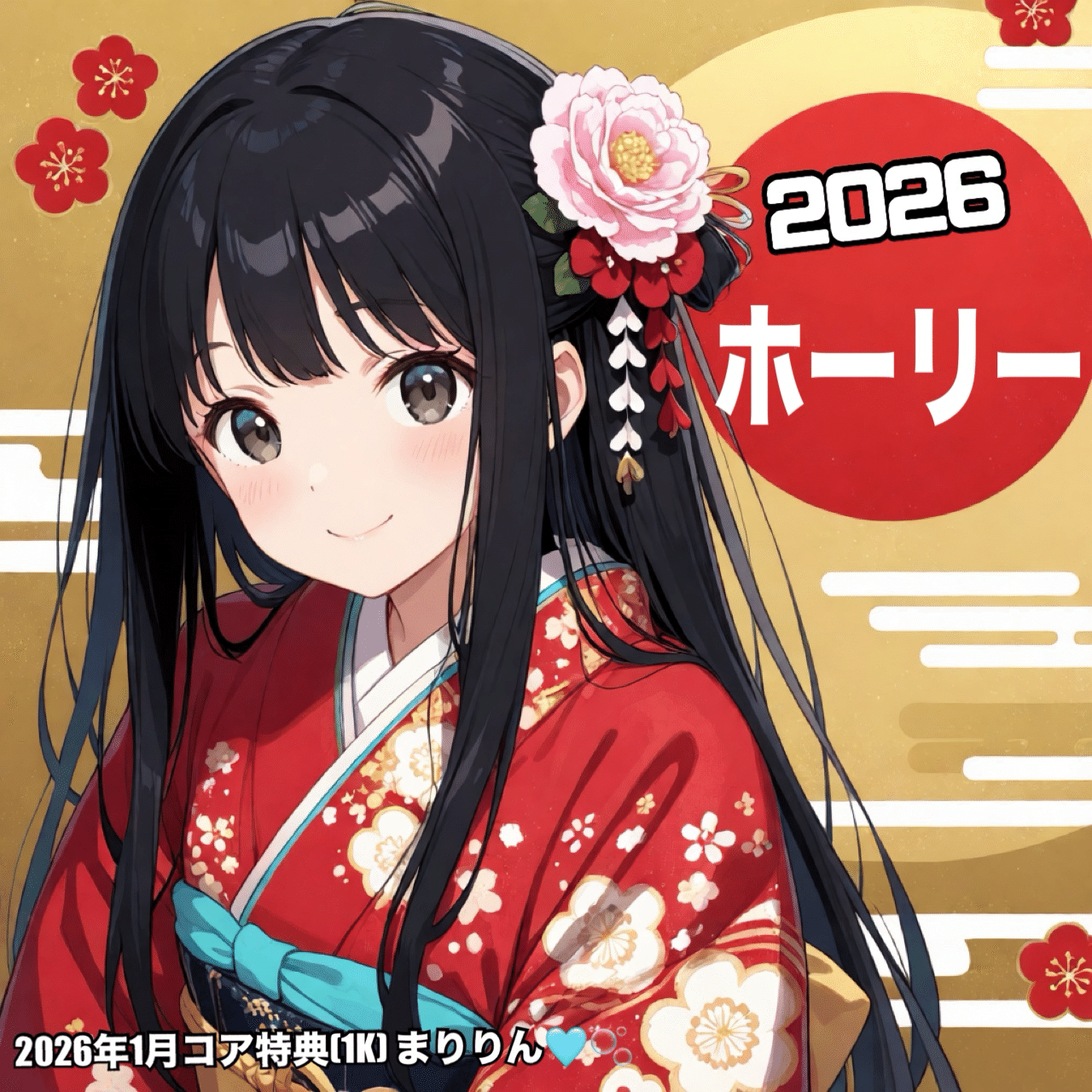 2026年月初コア特典(1K)｜まりりん