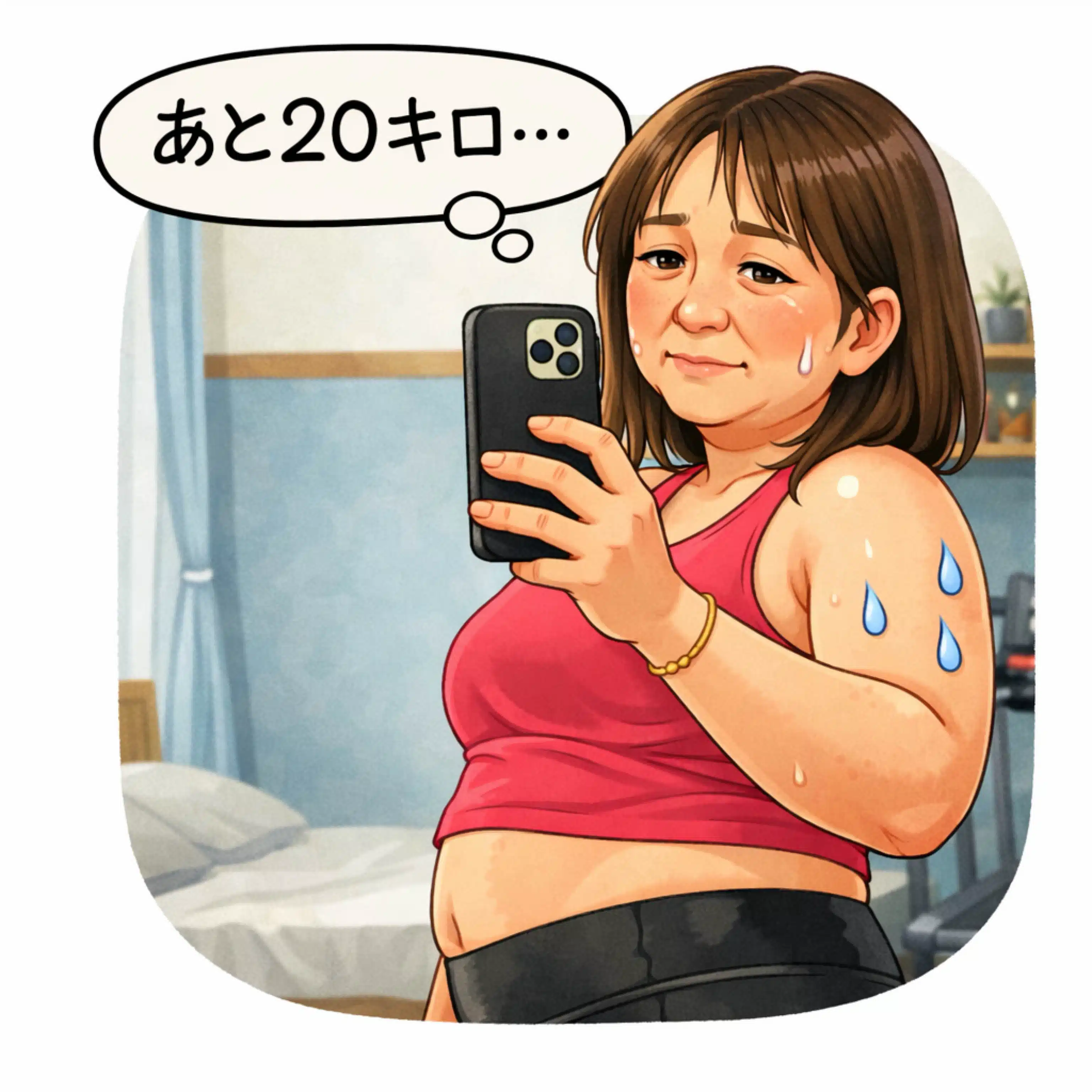 あと20キロ痩せないと死ぬ