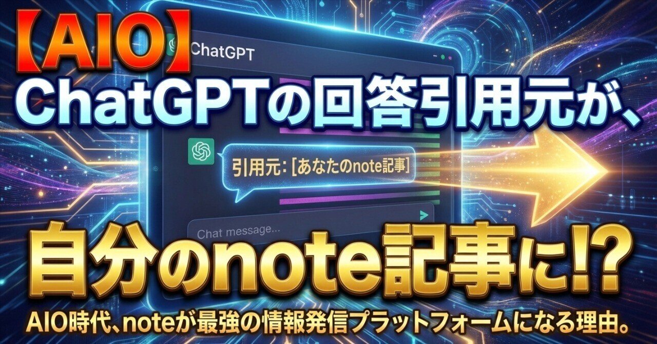 Suno規約変更】ChatGTPの回答の引用元が、自分がnoteに投稿した記事に