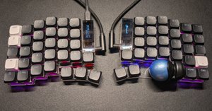 テンティングスタンドを自作してKeyball61で試してみた ── 姿勢が