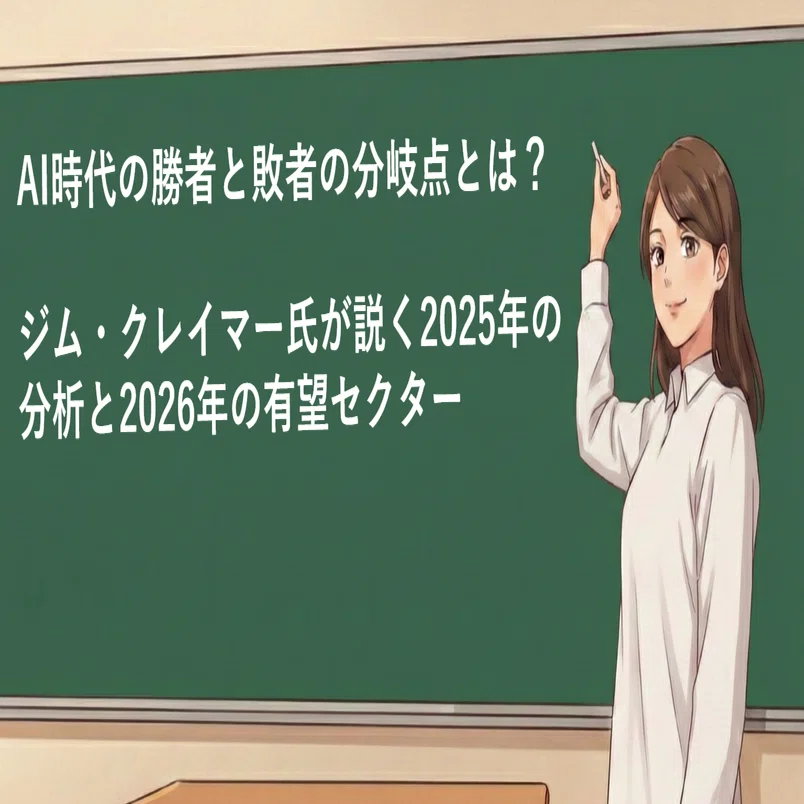 AI時代の勝者と敗者の分岐点とは？ ジム・クレイマー氏が説く2025年の