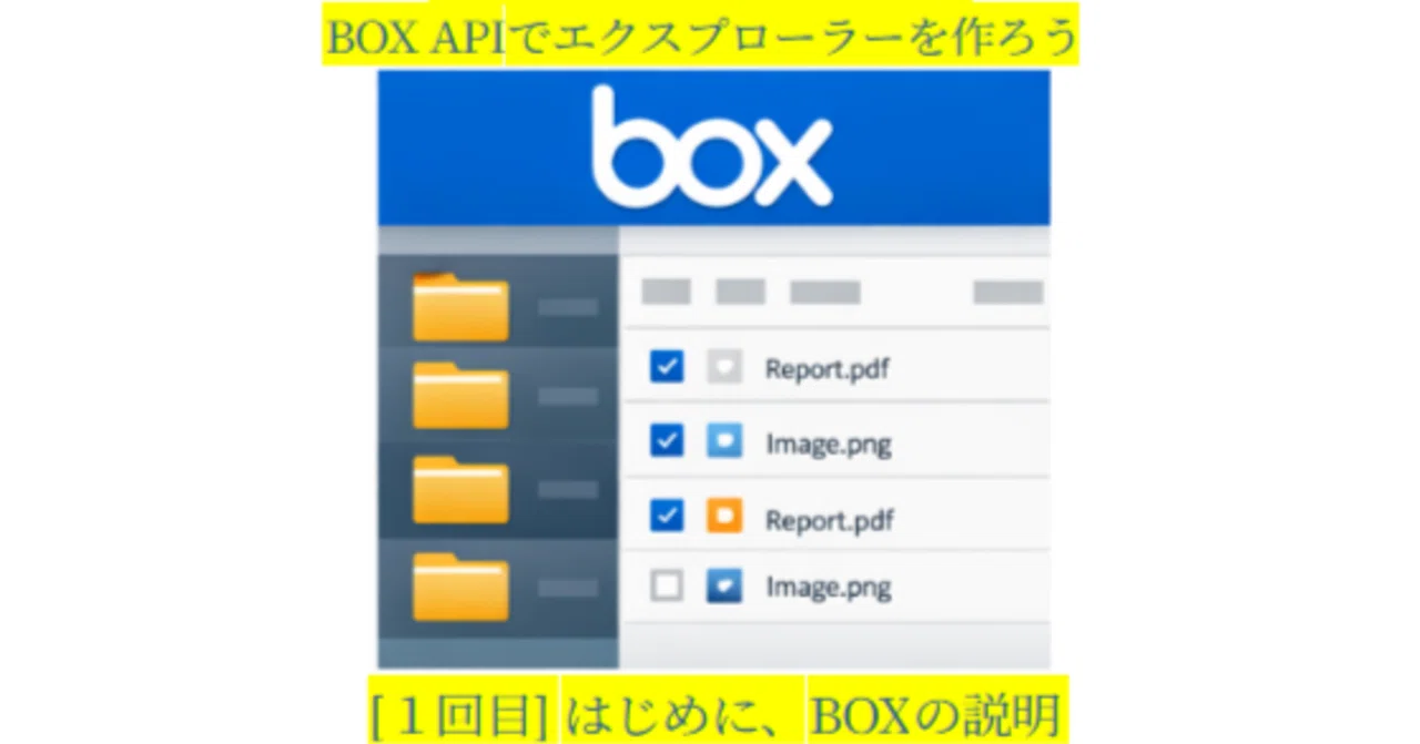 【業務で役立つBOX API】(1回目)はじめに、BOXの説明|こさじいっぱい
