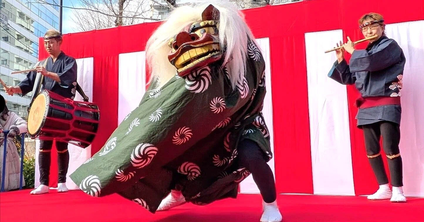🎍2026年 お正月の縁起物「獅子舞い」なりー！！！｜ぐるぐる
