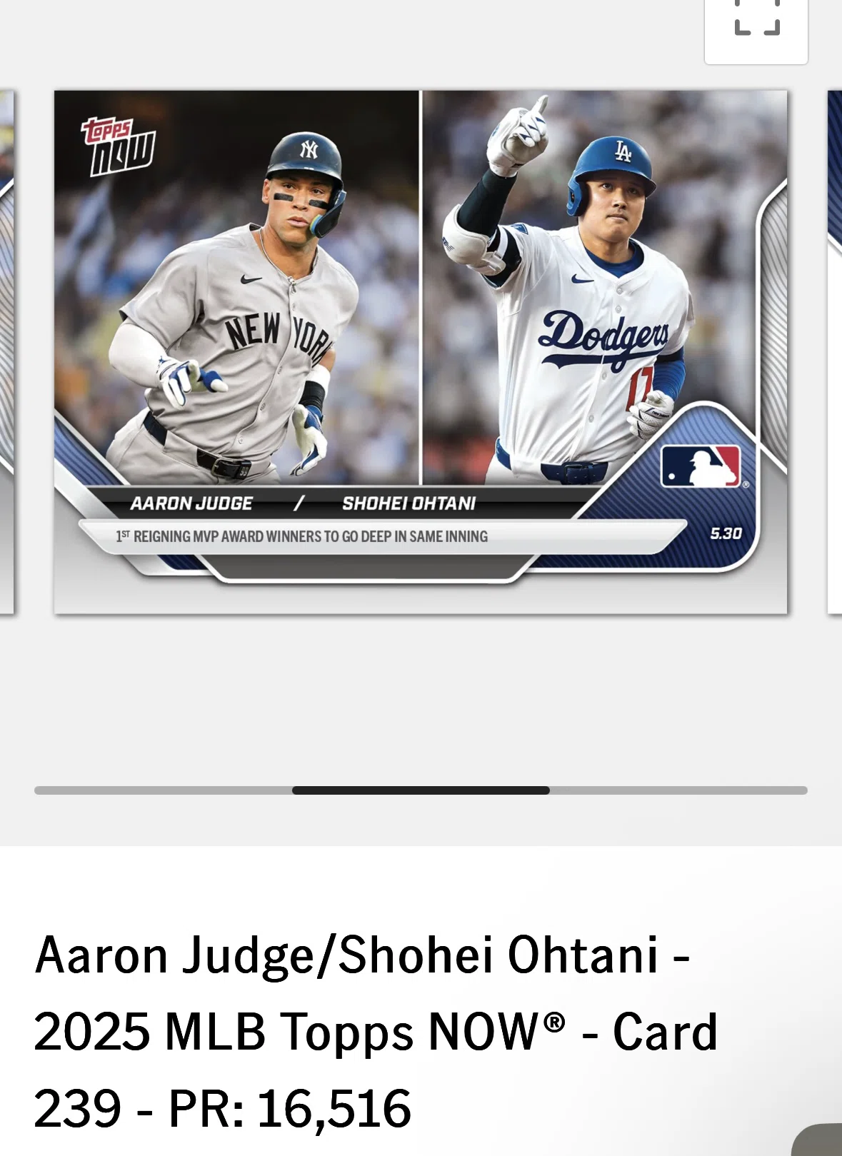 お気に入りのtopps nowで語るMLB2025シーズン⑦｜mlb message