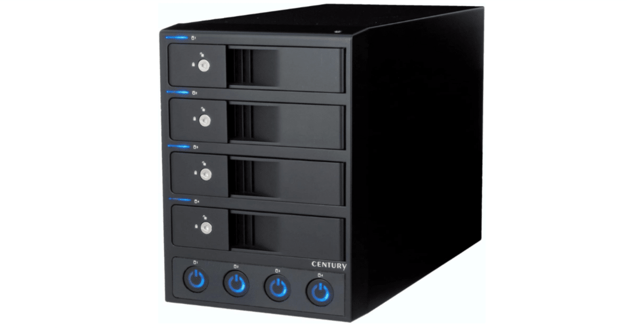 CENTURY HDDケース 裸族のカプセルホテル 4台の“内蔵HDD”を、外付けストレージに変える──センチュリー「裸族の