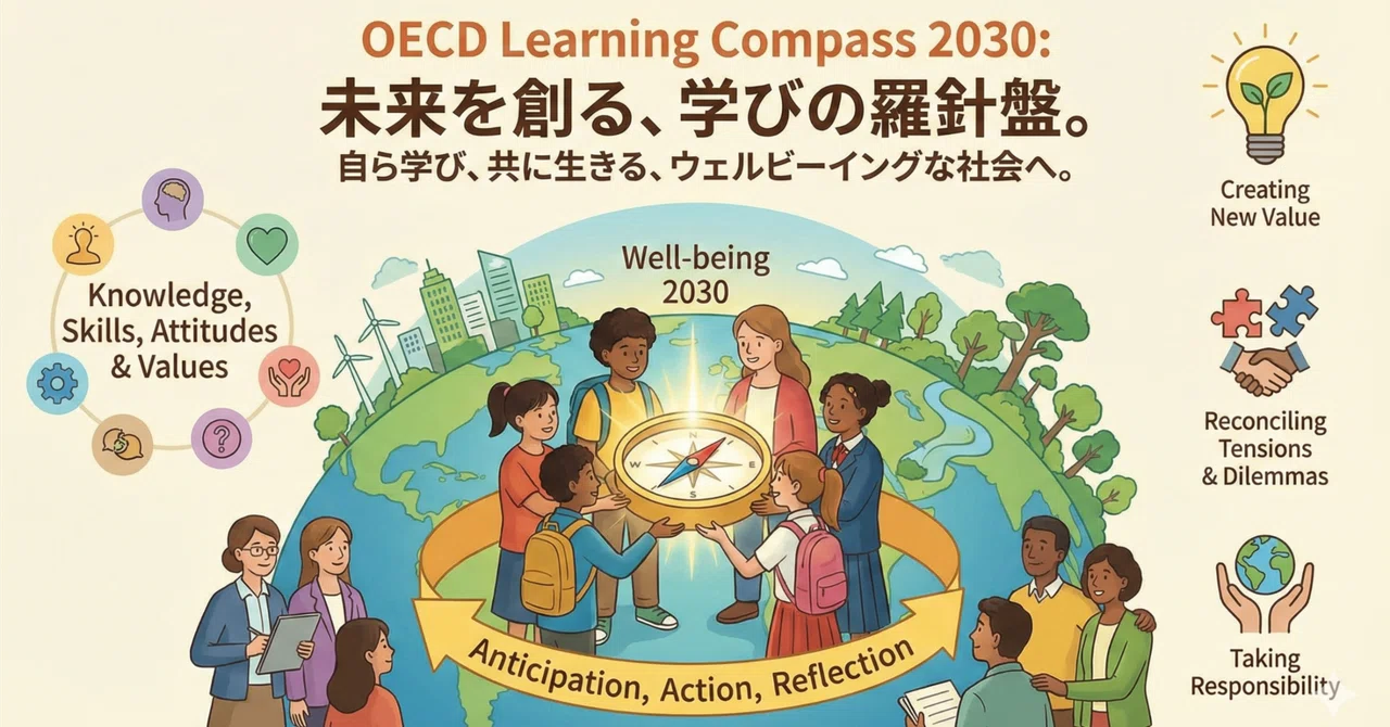 エージェンシーとは何か？——OECDラーニング・コンパス2030が目指す「主体性」の正体｜mhamadajp
