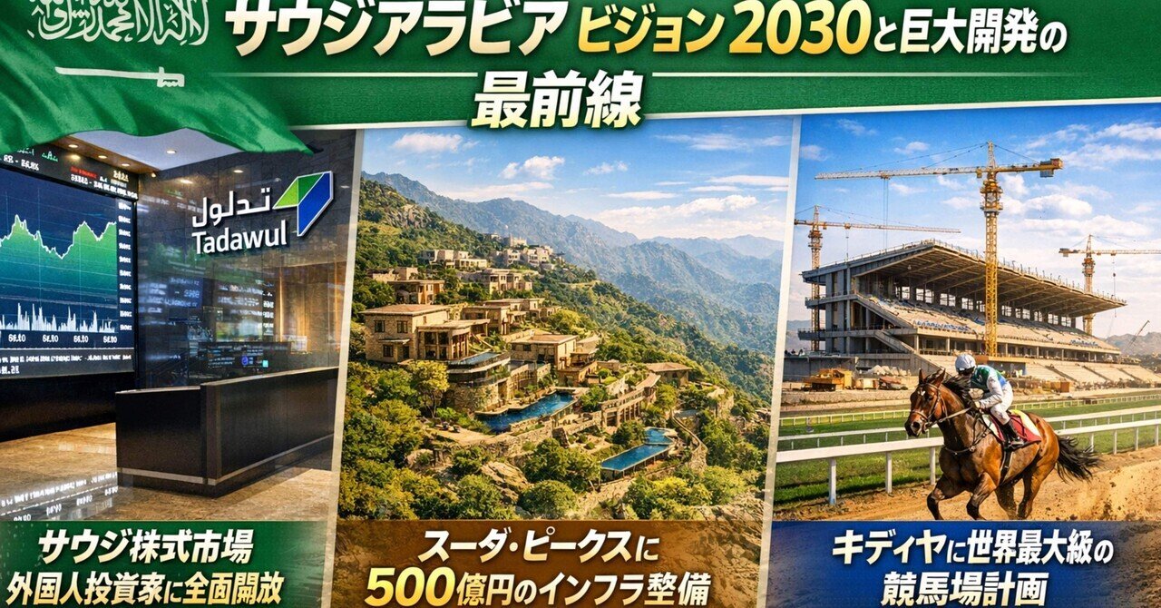 2026年1月8日号】サウジ証券全面解禁とUAE政府系ファンドの攻勢｜中東投資・不動産朝刊｜なんでやねん中東投資