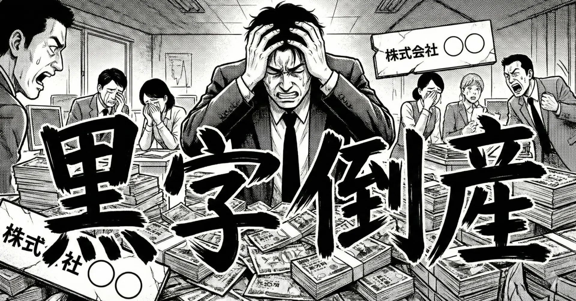 2026年、黒字でも会社は潰れる。「人手不足倒産」過去最多の衝撃｜DX