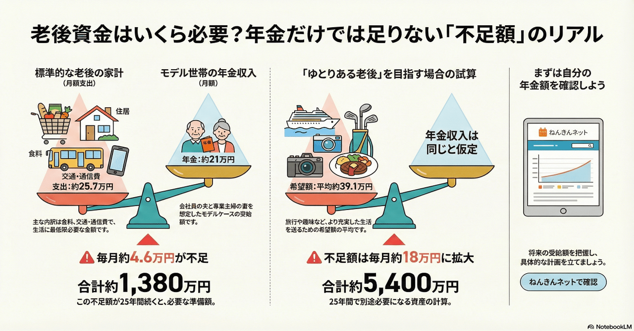 老後資金はいくら必要？】平均支出と年金の不足額を解説｜yamoney(ヤマネー)