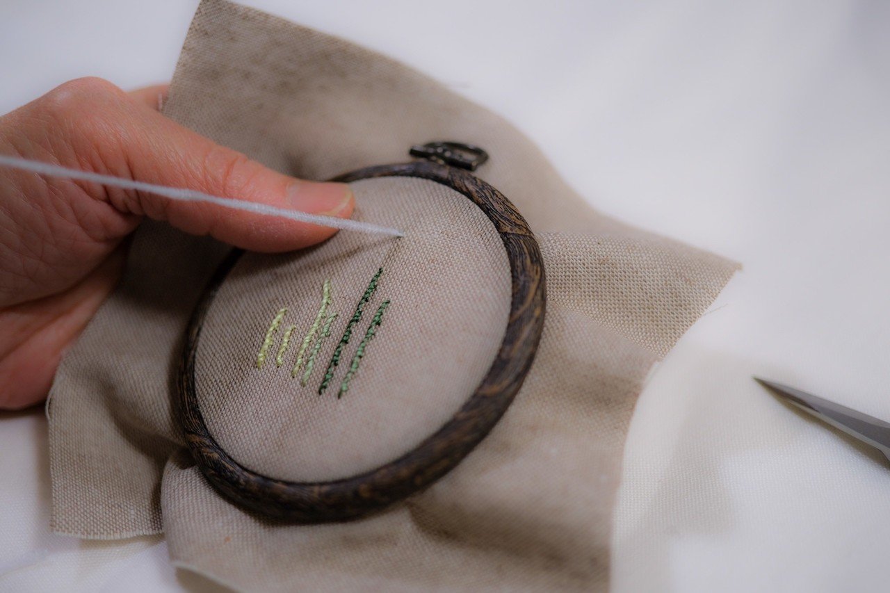 花刺繍キット〜スズランの花刺繍｜Art Fiber Endo