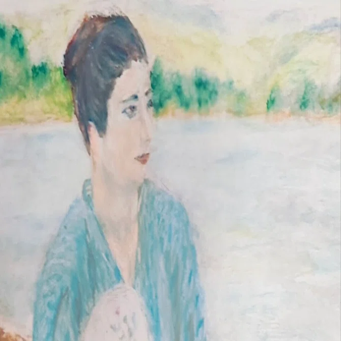 絵画ミニミニミステリー 第144回「黒田清輝『湖畔』1897年