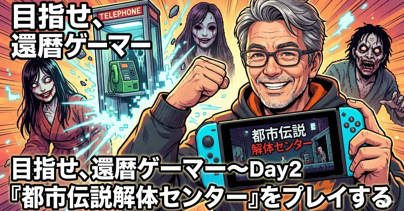 目指せ、還暦ゲーマー〜Day2 『都市伝説解体センター』をプレイする