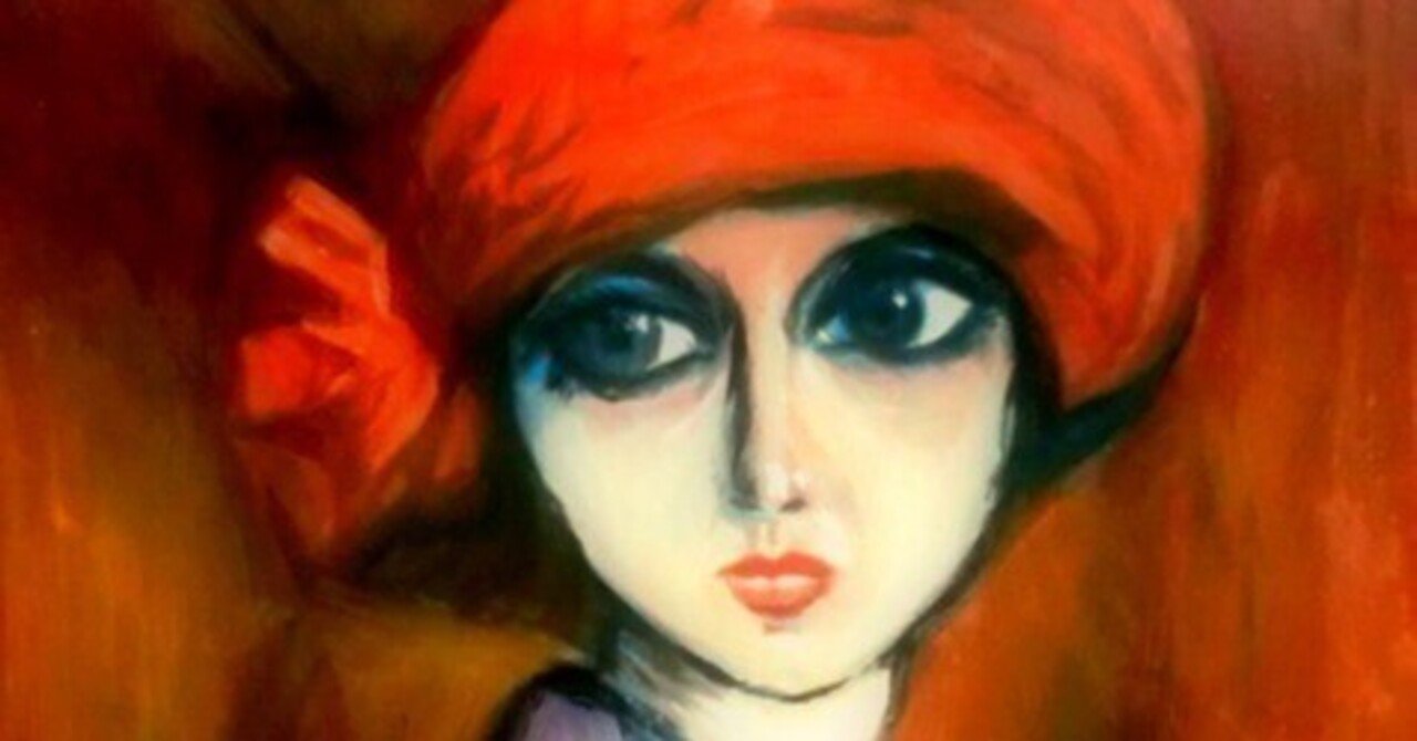 一日一絵（42）キース・ヴァン・ドンゲン作品を描く。｜都志良三