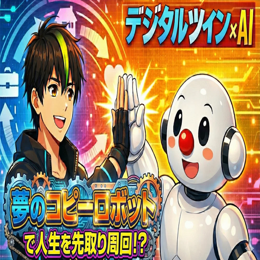 デジタルツインは「夢のコピーロボット」だ。2026年のAIで人生を先取り