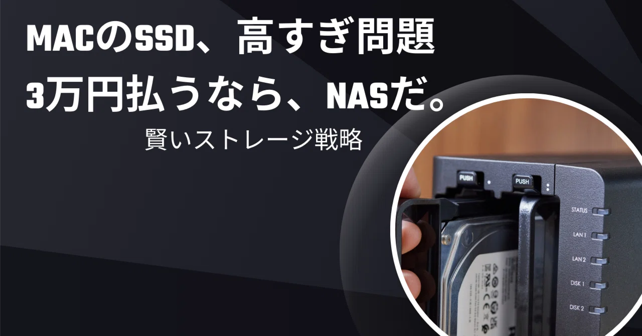 [용량 부족 탈출] Mac SSD가 너무 비싼 문제. 사진·영상 편집의 미래를 위해 제가 'NAS' 도입을 진지하게 고민하는 ...