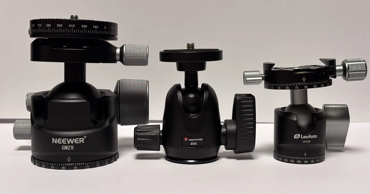 Manfrotto スタンド 雲台 セット マンフロットミニボール雲台 494はどうだろ｜レンズの先に