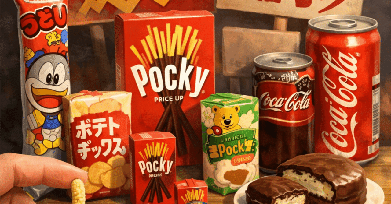 だんだんちいさくなっているお菓子たち。｜日本と南アフリカ🇿🇦の