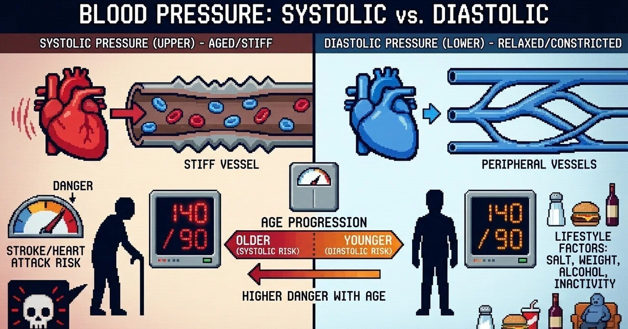 What is the difference between the top and bottom blood pressure ...