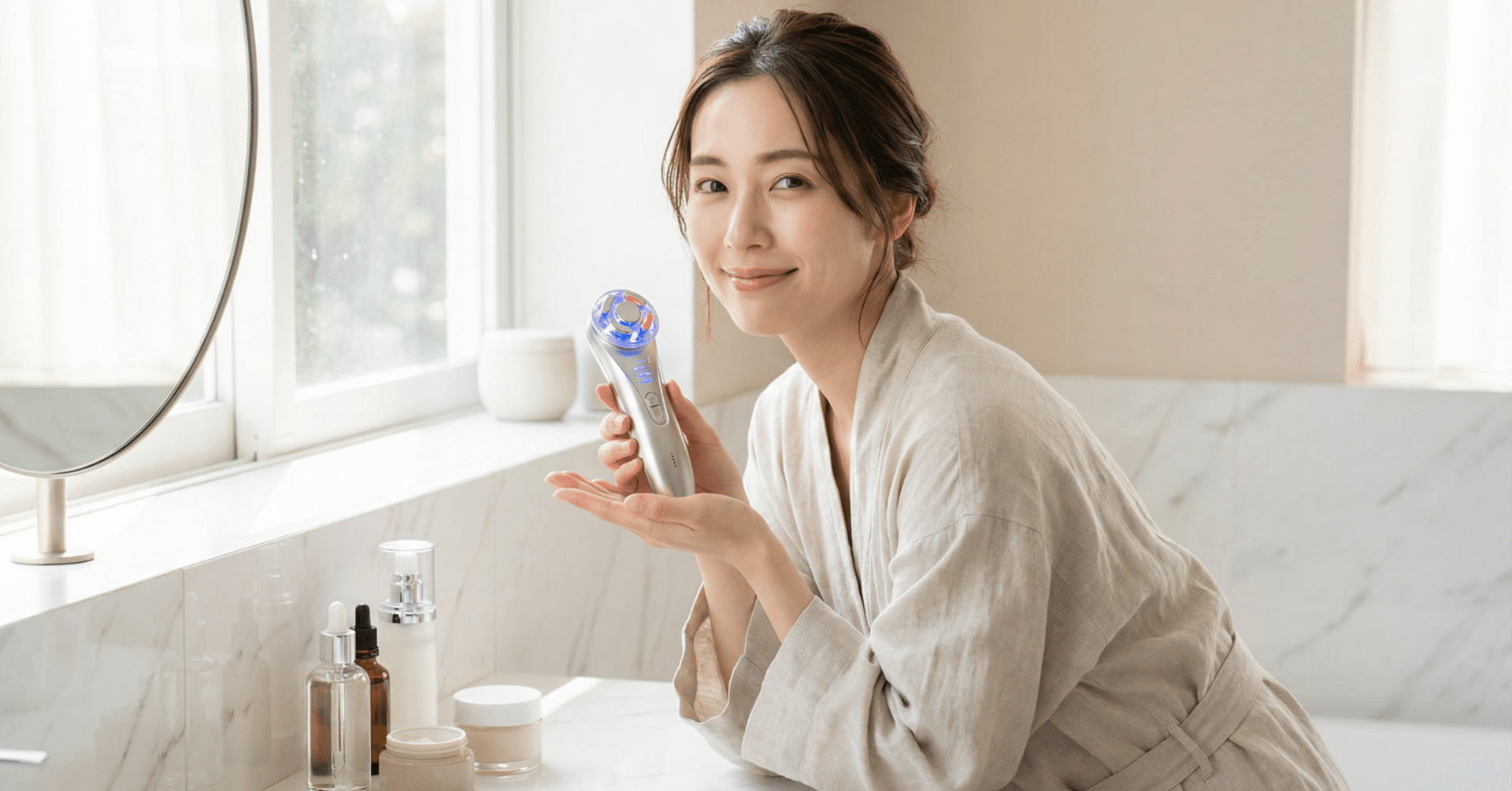 高周波美顔器 多機能美顔器 美容器 RF美顔器 イオン導入 LED ヘッド 美顔器 RF rf美顔器 ラジオ波 LED 光エステ EMS リフトケア 年齢肌