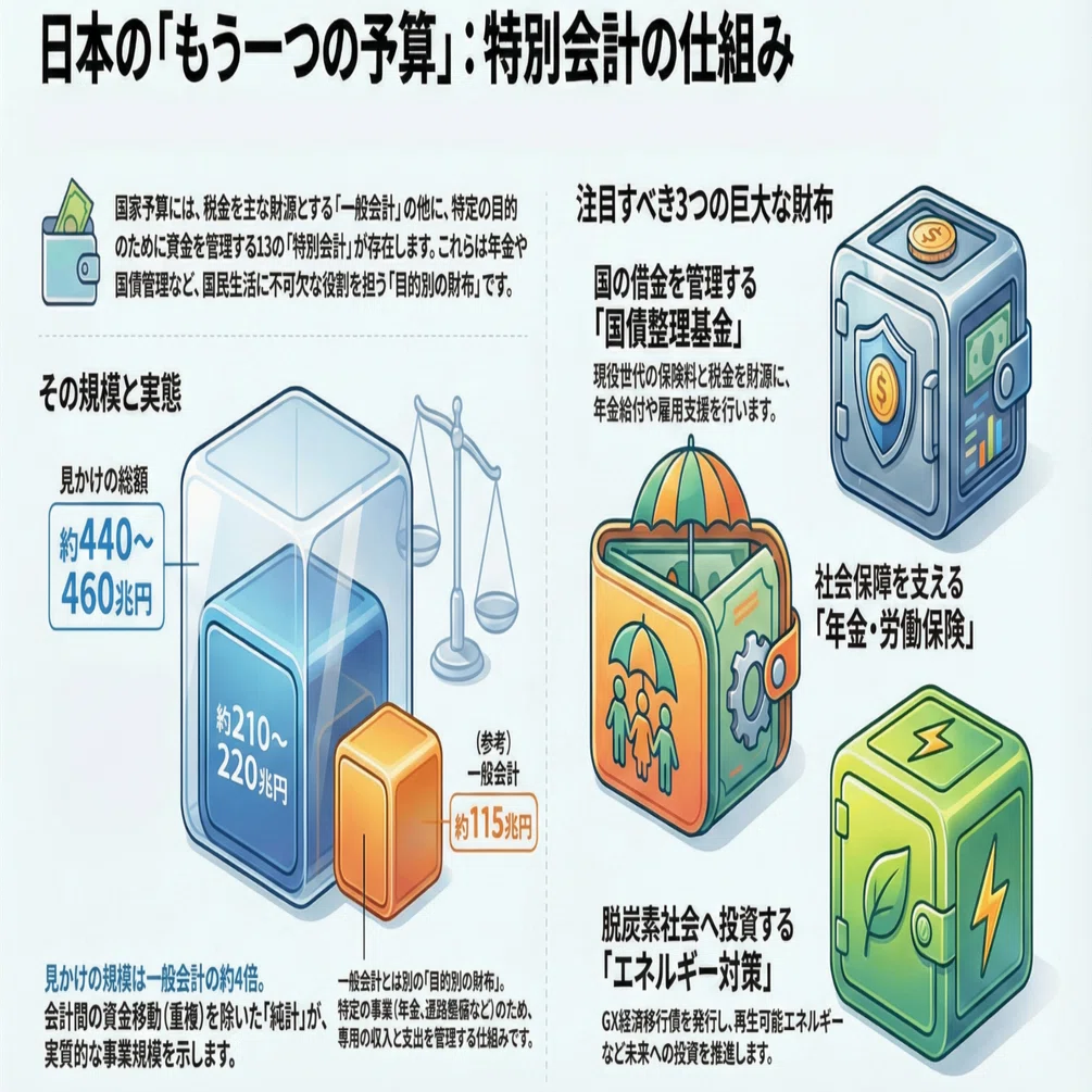国の”特別会計”について調べてみた｜あやパパ