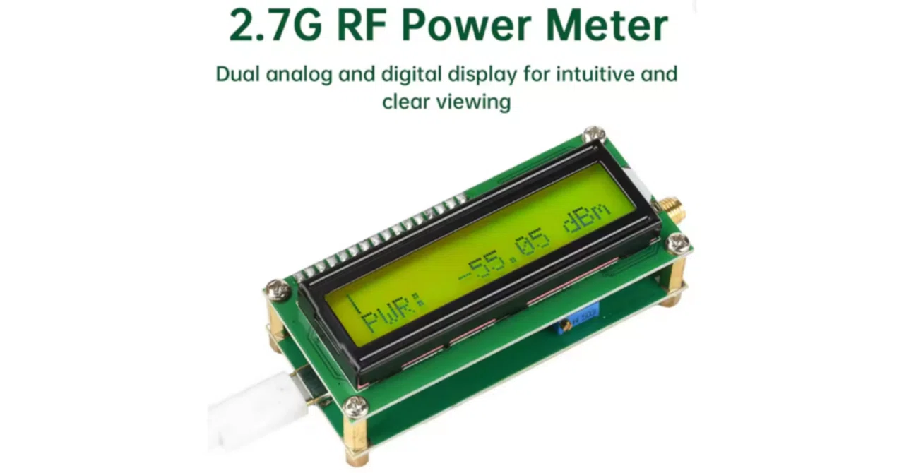 送料220円 RFディジタルパワーメーター 1～8000MHz -45～-5dBm 
