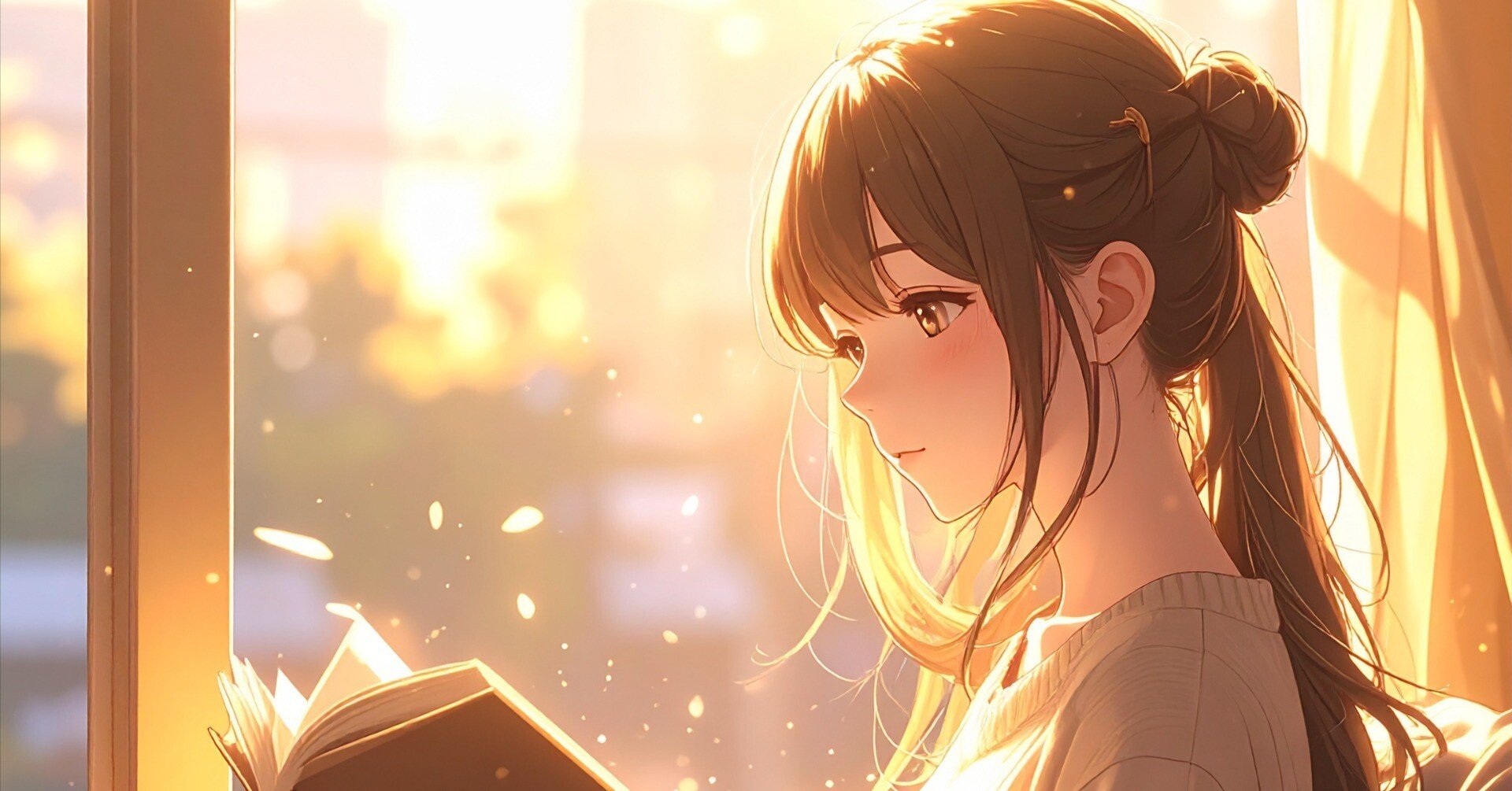 AIイラスト比較】「窓辺の読書少女」を描いてみた【SeaArt・ImageFX