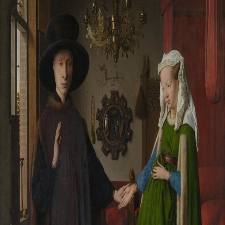 🪞 ファン・エイク《アルノルフィーニ夫妻像》――鏡が映す、ありえない