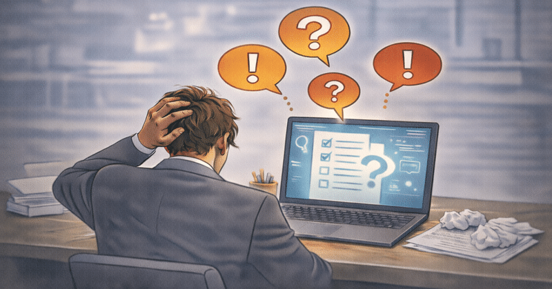 「考えなくていい」はずの仕事で、考えすぎている人へ