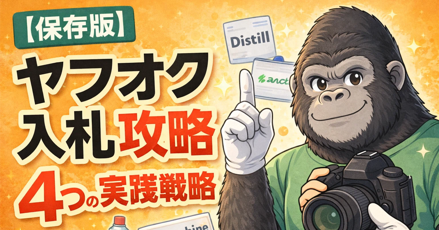 保存版】ヤフオクで勝てる入札の仕方｜カメラ転売で使える4つの実践 