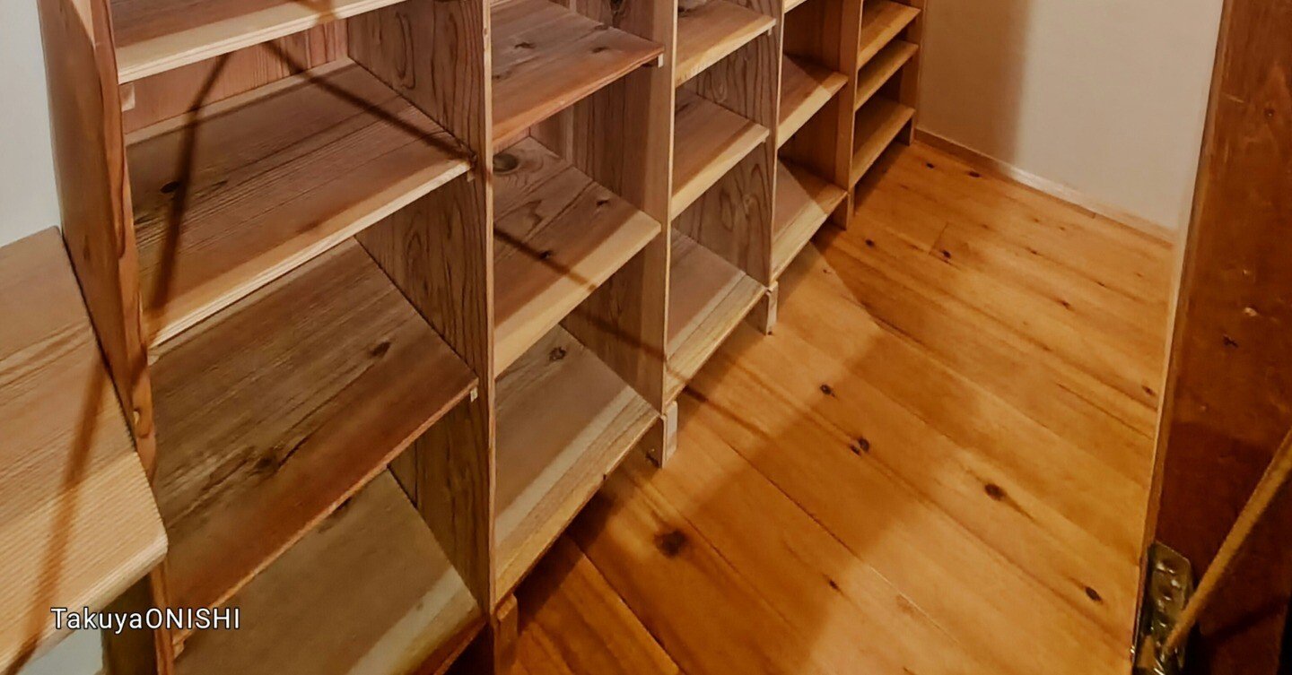 石徹白Life2944日目【おさまり】もう2年前になりますが建材で自作した