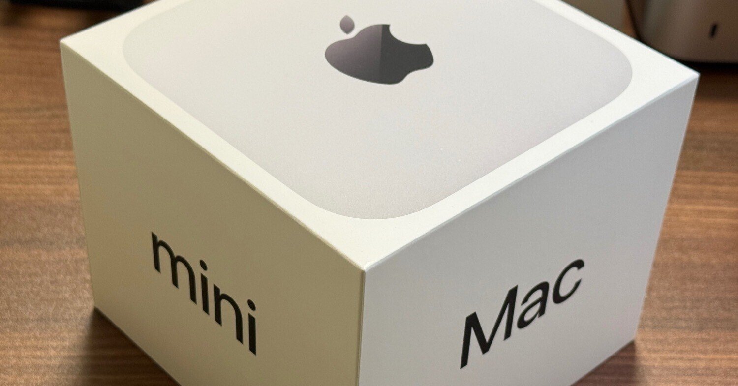 Mac mini M4 Pro｜Apple保証あり・元箱付 美品 箱で驚いて、開けてもう一回驚く──Mac mini M4 Proが“据え置き最適解