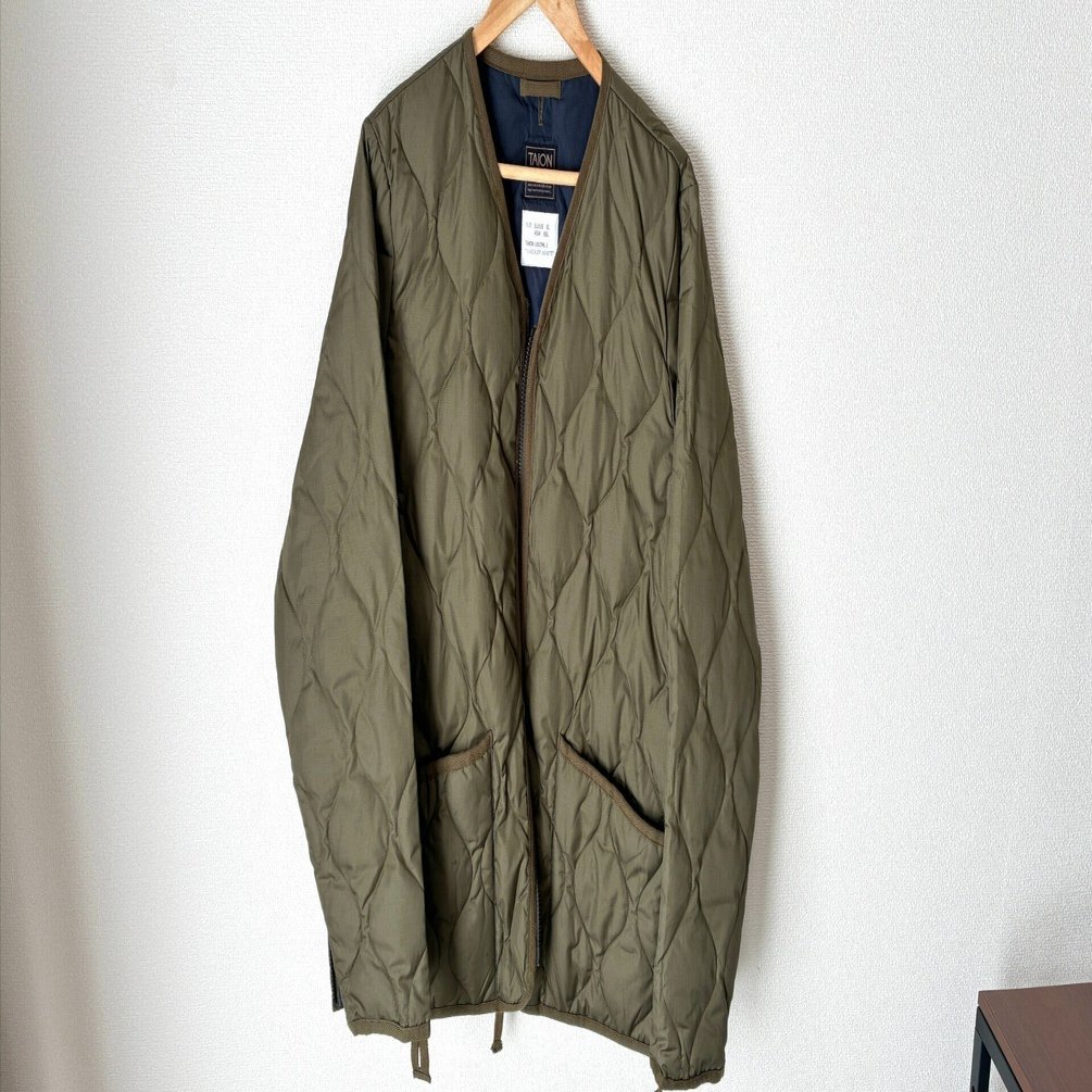 レビュー】TAION ミリタリー Vネックジップ ダウンジャケット｜800FPの