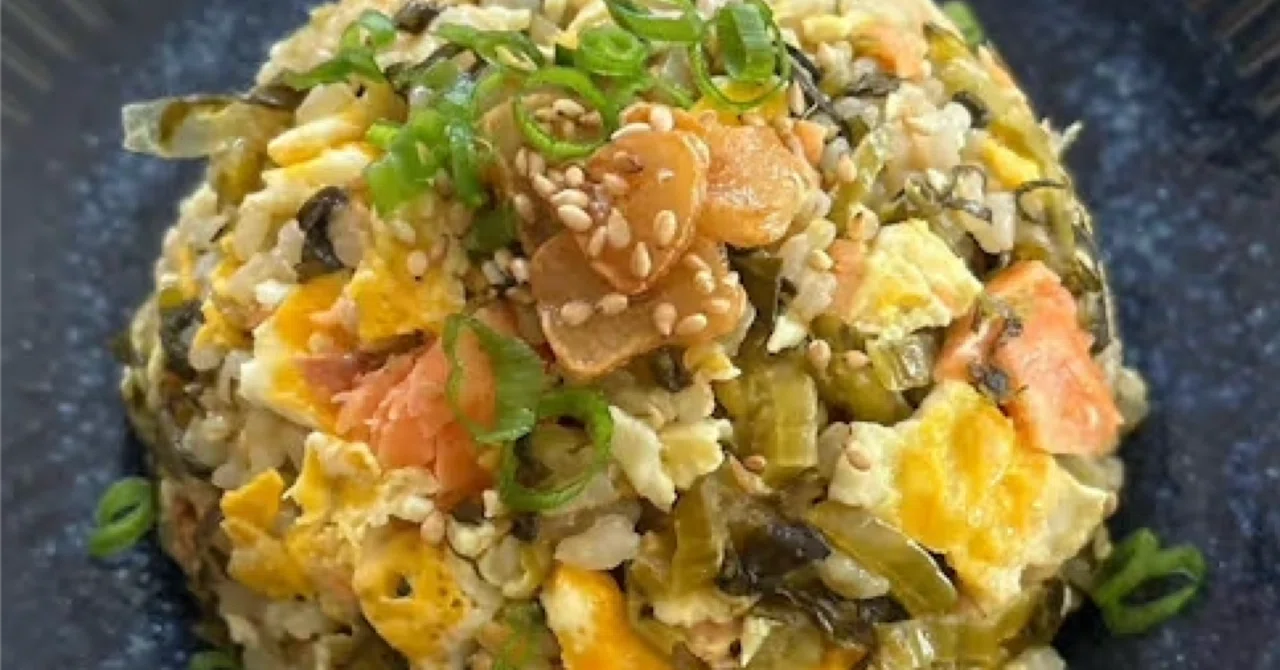 Ready in 20 Minutes! Exquisite Salmon and Takana Fried Rice｜Nozomi's ...