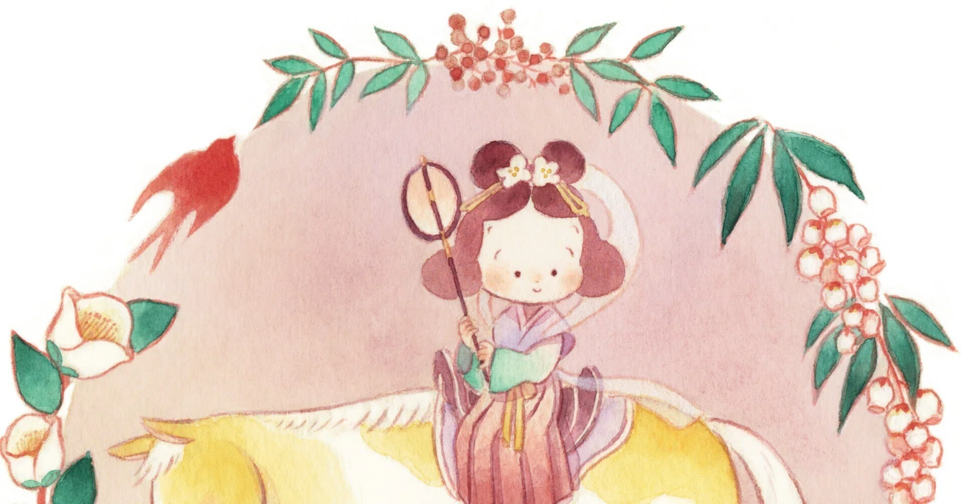 春をとどける女神さま｜すずなごん🌸和風なイラストレーター