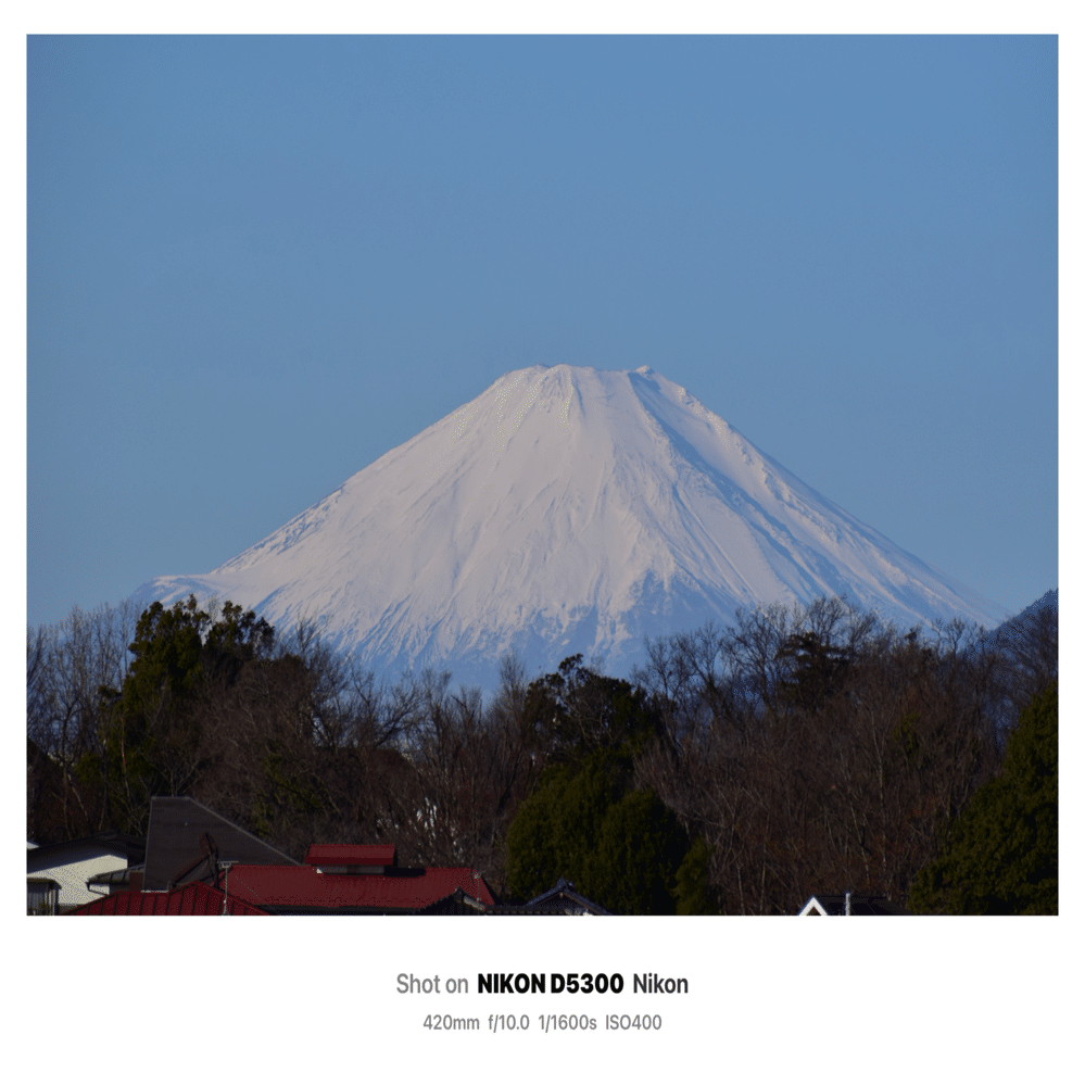 富士山マル 富士山 70-300mmで撮る｜SuzukenSambar