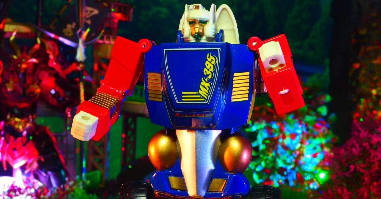 改・ジオラマレビュー40 RACER BOT／レーサーボット【ブルーボディ