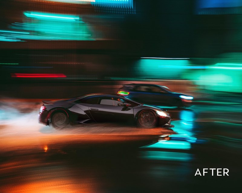 Photoshop 車の流し撮りを作る方法 Senatsu レタッチャー グラフィックデザイナー Note