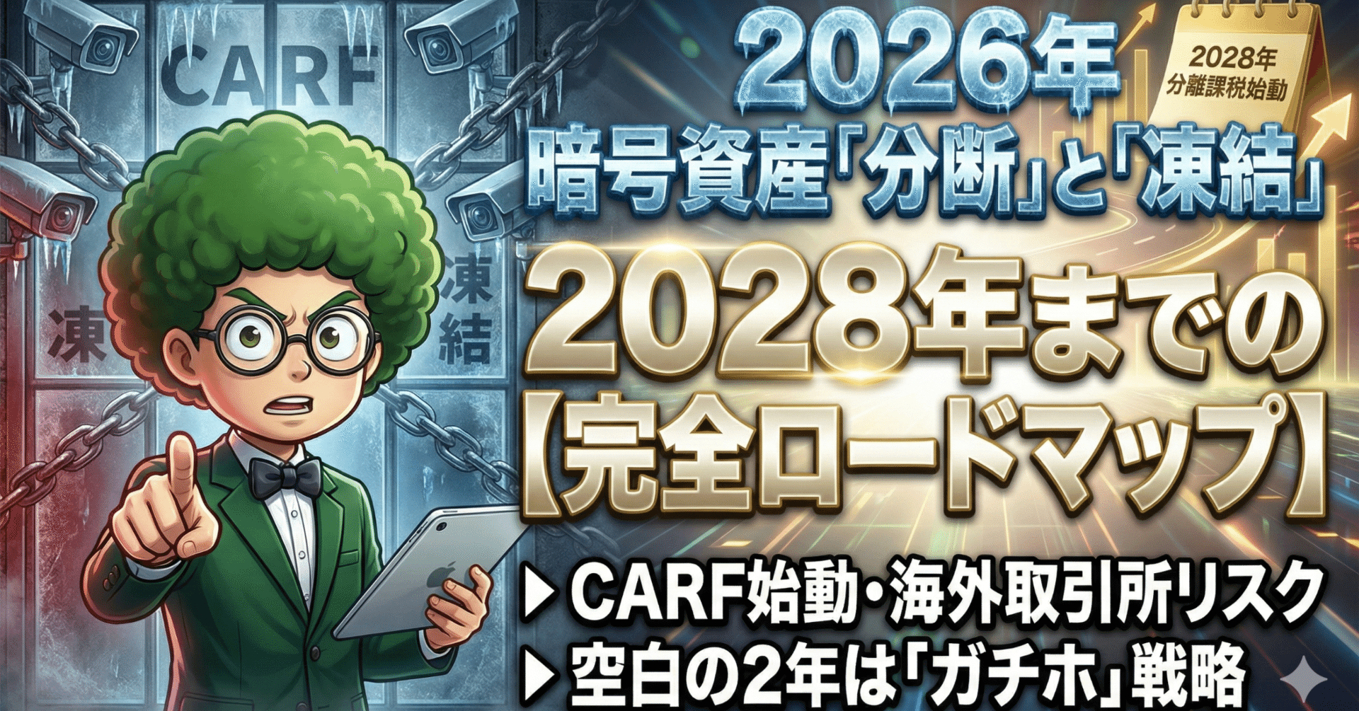 Bybit撤退と「日本版CARF」の正体。2028年出口戦略までの生存ロードマップ｜大阪まりいも