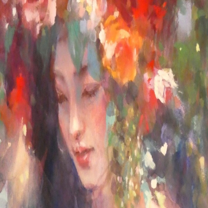 第2回：パステルは「魔法のチーク」 人物画を輝かせる混合技法