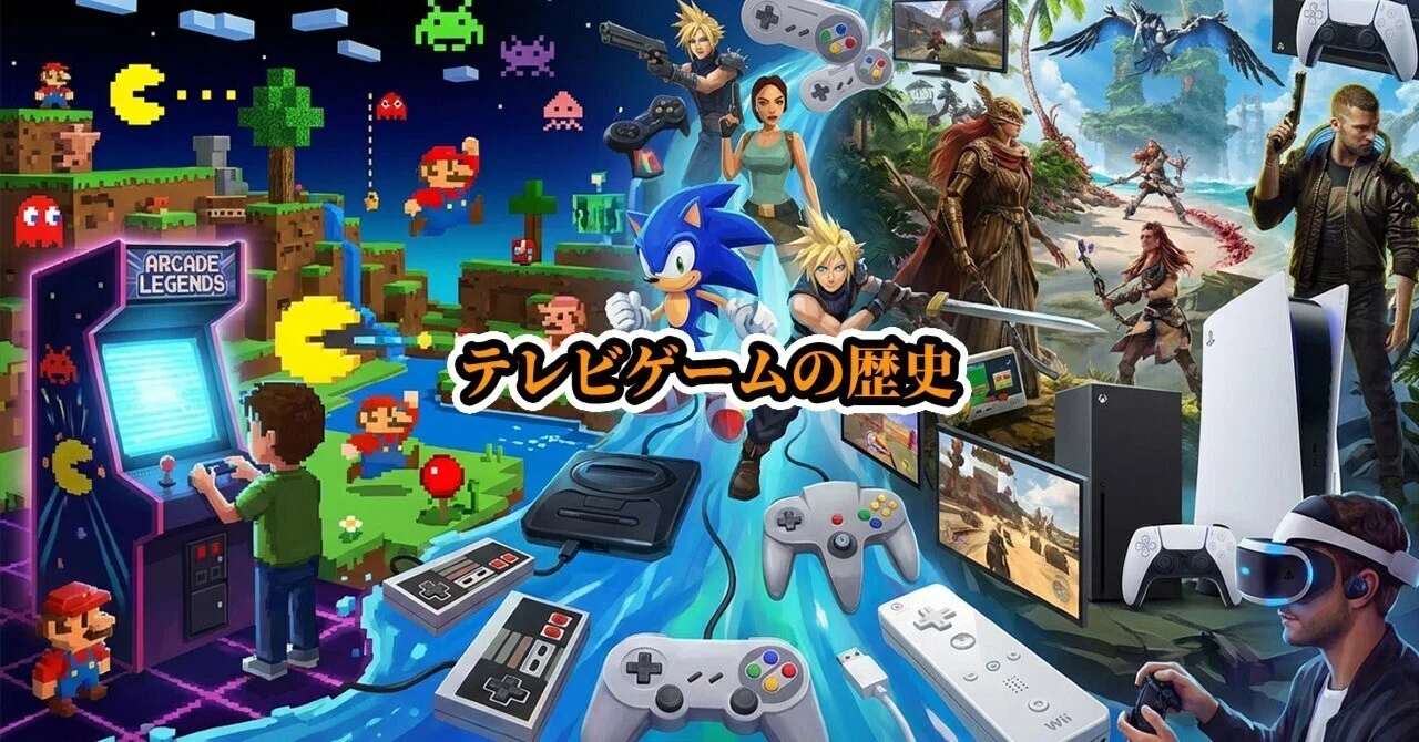 テレビゲームの歴史｜hiro