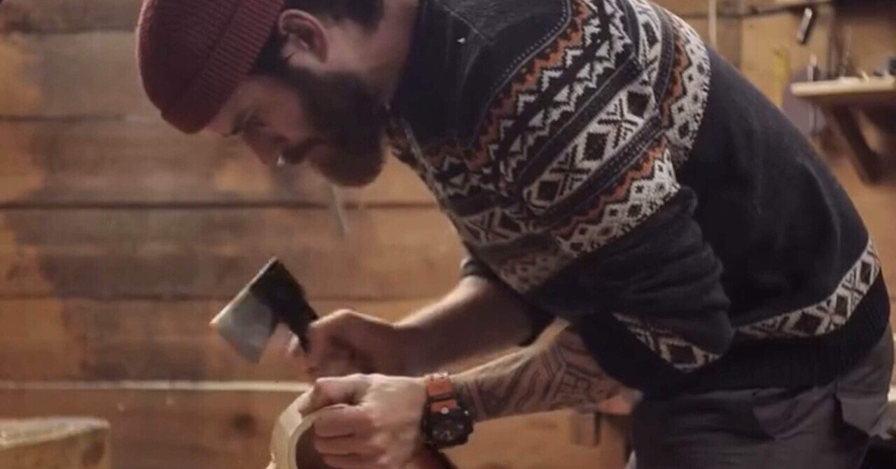 木に囲まれた職場風景🌲❄️日本版限定、オリジナルステッカーできまし