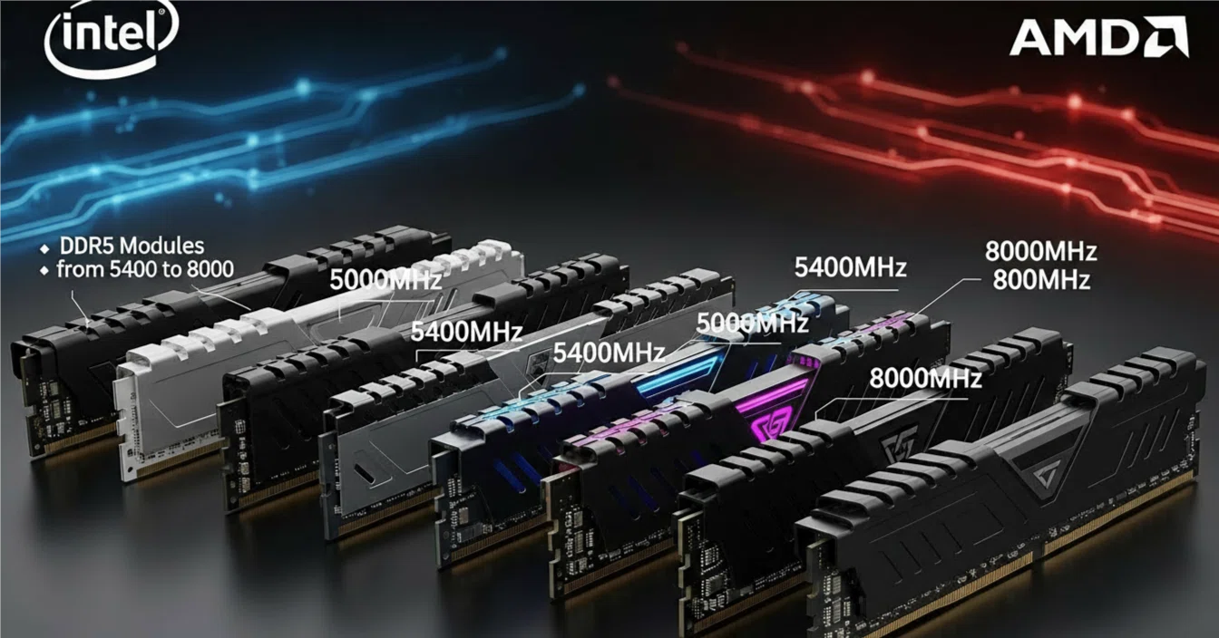 2026年初】Intel・AMD別 DDR5メモリの選び方。速度はどれを選ぶべきか