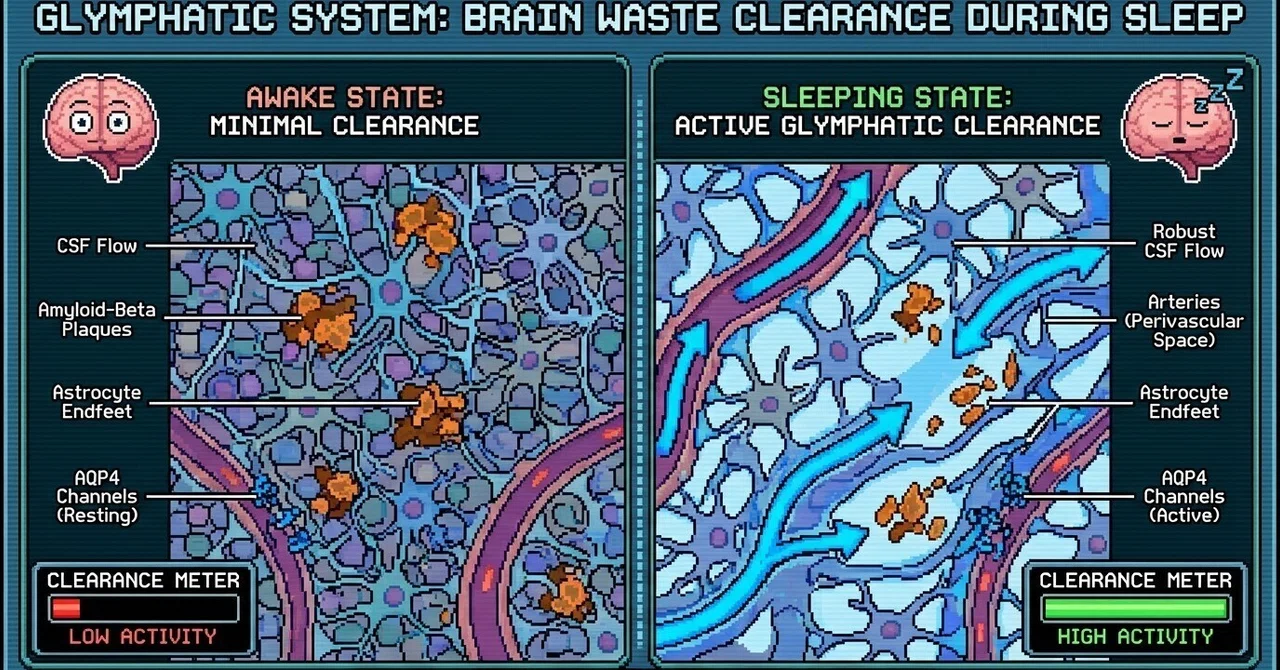 During sleep, the brain is being 'cleaned'—The glymphatic system and ...